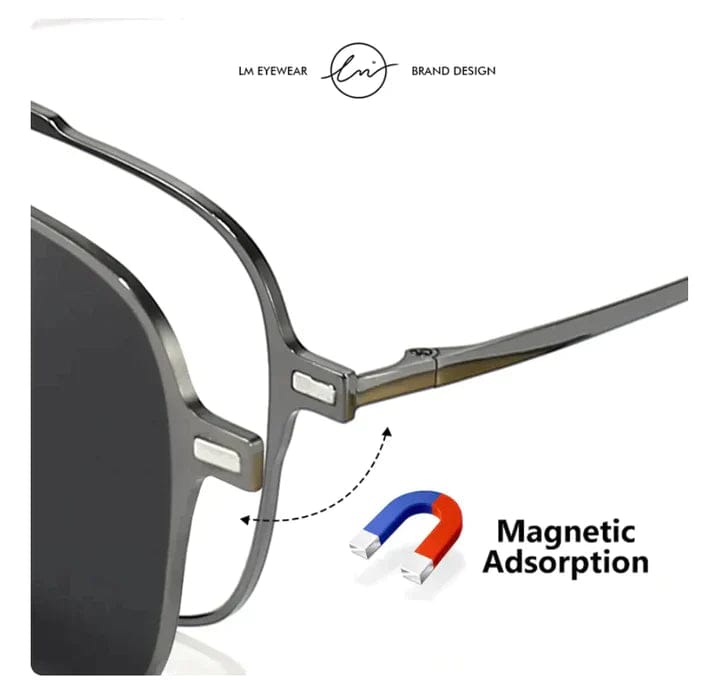 LIGHT WEIGHT (3 in 1) MAGNETIC POLARIZED SUNGLASSES